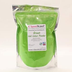 Classikool 500g Neon UV Holi Festival Powders Set of 6 Glow in the Dark Throwing Colours