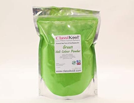 Classikool 500g Neon UV Holi Festival Powders Set of 6 Glow in the Dark Throwing Colours