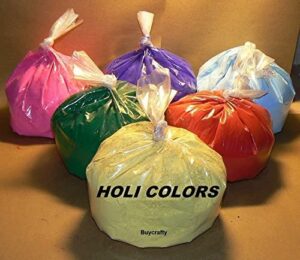 OMG-Deal Holi Colors 12 Lbs (2lbs Each Color) - Ideal for Color Run Events, Youth Group Color Wars, Holi Events,Festival Colors
