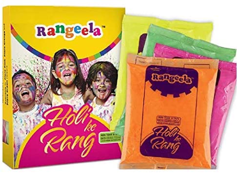 OMG-Deal Rangeela Holi Ke Rang Gulal Holi Powder Gulal Colour Powder Festival Colors -300 Grm Pack of 3