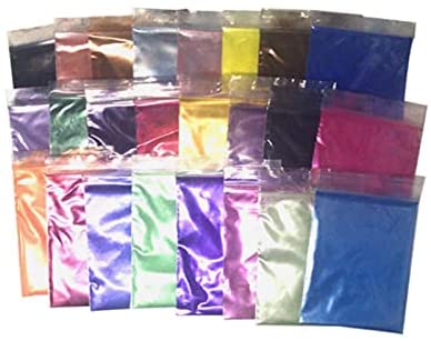 Vecksoy Tie-Dye Powder Pigment Powder For Cloth Brilliant Colorant Pigment Powder Packs Refurbished Color Changed Epoxy Paint Soap Bath Bombs Cosmetic Art