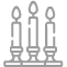 Candle stand Icon